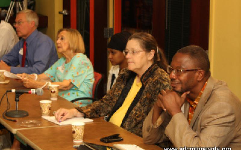 Participants listen to remarks by Dr. Bernadeia H. Johnson